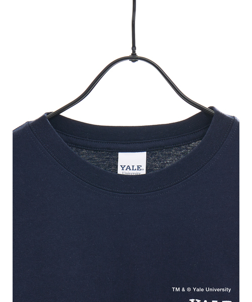 MYSELF ABAHOUSE（マイセルフアバハウス）の「【別注】YALE University 刺繍T（Tシャツ/カットソー・メンズ・ホワイト/ネイビー/ブラック・M/L/XL）」の16枚目の写真