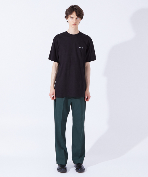 MYSELF ABAHOUSE（マイセルフアバハウス）の「【別注】YALE University 刺繍T（Tシャツ/カットソー・メンズ・ホワイト/ネイビー/ブラック・M/L/XL）」の22枚目の写真