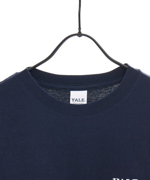 MYSELF ABAHOUSE（マイセルフアバハウス）の「【別注】YALE University 刺繍T（Tシャツ/カットソー・メンズ・ホワイト/ネイビー/ブラック・M/L/XL）」の4枚目の写真