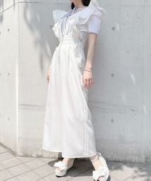 lilLilly | フリルワイドサロペット(サロペット/オーバーオール)