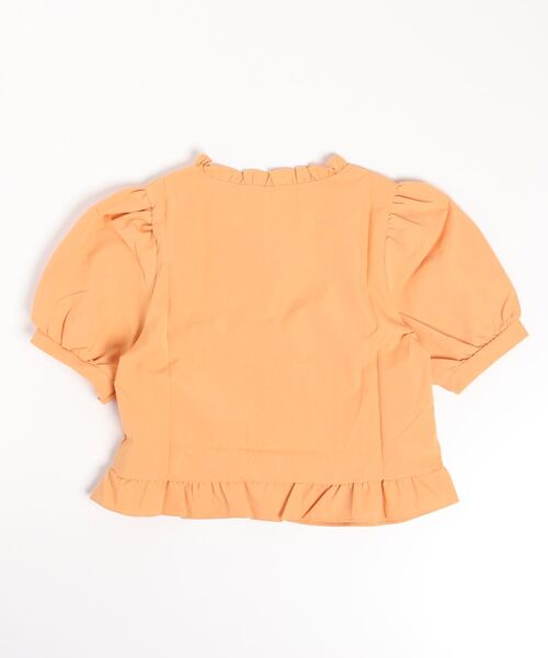 gossip！ロサンゼルス（ゴシップロサンゼルス）の「パフスリーブ・ミニ丈シャツ（シャツ/ブラウス・レディース・ホワイト/ピンク/イエロー・FREE）」の4枚目の写真