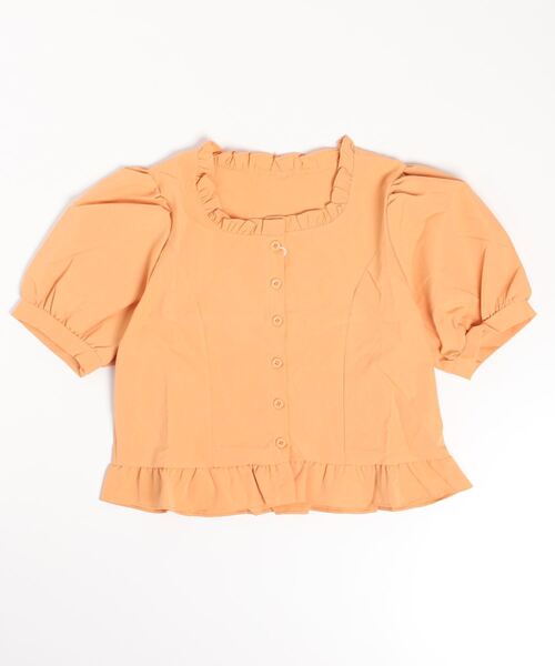 gossip！ロサンゼルス（ゴシップロサンゼルス）の「パフスリーブ・ミニ丈シャツ（シャツ/ブラウス・レディース・ホワイト/ピンク/イエロー・FREE）」の10枚目の写真