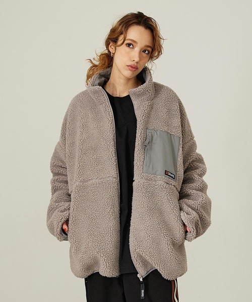 SILAS(サイラス)の「BOA JACKET(ブルゾン・メンズ・ホワイト/グレー/ベージュ/ブラック・M/XL/L)」の5枚目の写真