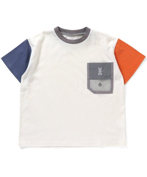 BREEZE（ブリーズ）の「DODコラボ刺繍ポケットTシャツ(コドモ)（Tシャツ/カットソー・キッズ・その他9/オレンジ/ネイビー/カーキ/ベージュ/レインボー・130/110/100/90/80/120/140）」の6枚目の写真