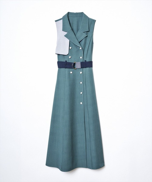 REDYAZEL（レディアゼル）の「バイカラートレンチノースリワンピース