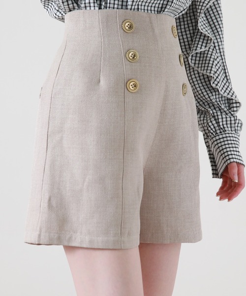 Cheek(チーク)の「フロントボタンショートパンツ(その他パンツ・レディース・ブラウン/ベージュ/ブラック・SMALL/MEDIUM)」の12枚目の写真