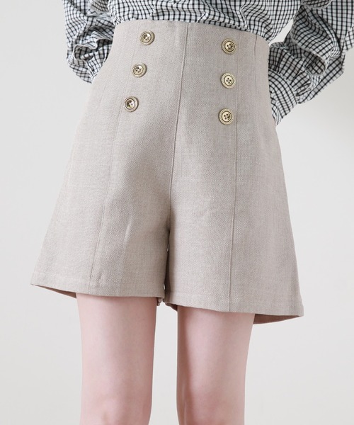 Cheek(チーク)の「フロントボタンショートパンツ(その他パンツ・レディース・ブラウン/ベージュ/ブラック・SMALL/MEDIUM)」の13枚目の写真