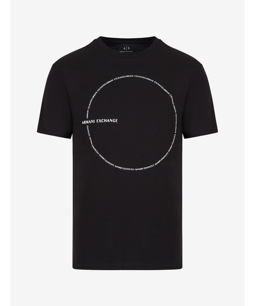 ARMANI EXCHANGE（アルマーニエクスチェンジ）の「【A|X アルマーニ エクスチェンジ】サークルロゴデザイン　半袖クルーネックTシャツ/REGULAR（Tシャツ/カットソー・メンズ・ホワイト/ブラック・MEDIUM/SMALL/LARGE/X-LARGE/X-SMALL）」の6枚目の写真