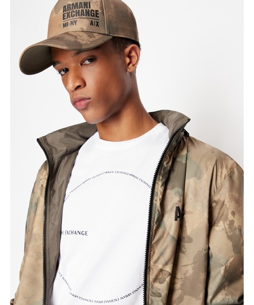 ARMANI EXCHANGE（アルマーニエクスチェンジ）の「【A|X アルマーニ エクスチェンジ】サークルロゴデザイン　半袖クルーネックTシャツ/REGULAR（Tシャツ/カットソー・メンズ・ホワイト/ブラック・MEDIUM/SMALL/LARGE/X-LARGE/X-SMALL）」の9枚目の写真