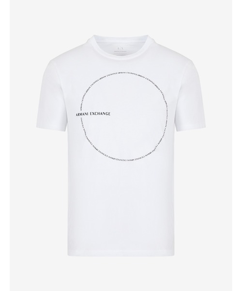 ARMANI EXCHANGE（アルマーニエクスチェンジ）の「【A|X アルマーニ エクスチェンジ】サークルロゴデザイン　半袖クルーネックTシャツ/REGULAR（Tシャツ/カットソー・メンズ・ホワイト/ブラック・MEDIUM/SMALL/LARGE/X-LARGE/X-SMALL）」の11枚目の写真