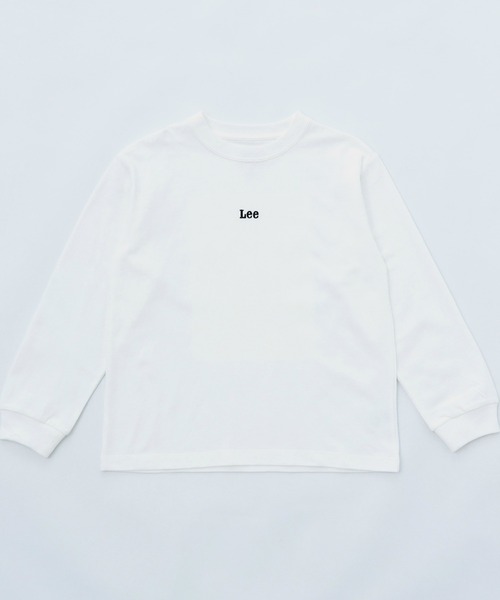 Lee（リー）の「Lee/リー【110-150㎝】バックプリントロングスリーブTシャツ (親子リンク対応)（Tシャツ/カットソー・キッズ・ホワイト/チャコール・110/120/130/140/150）」の3枚目の写真