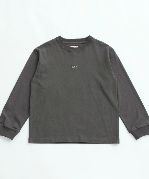 Lee（リー）の「Lee/リー【110-150㎝】バックプリントロングスリーブTシャツ (親子リンク対応)（Tシャツ/カットソー・キッズ・ホワイト/チャコール・110/120/130/140/150）」の8枚目の写真
