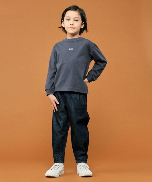 Lee（リー）の「Lee/リー【110-150㎝】バックプリントロングスリーブTシャツ (親子リンク対応)（Tシャツ/カットソー・キッズ・ホワイト/チャコール・110/120/130/140/150）」の21枚目の写真
