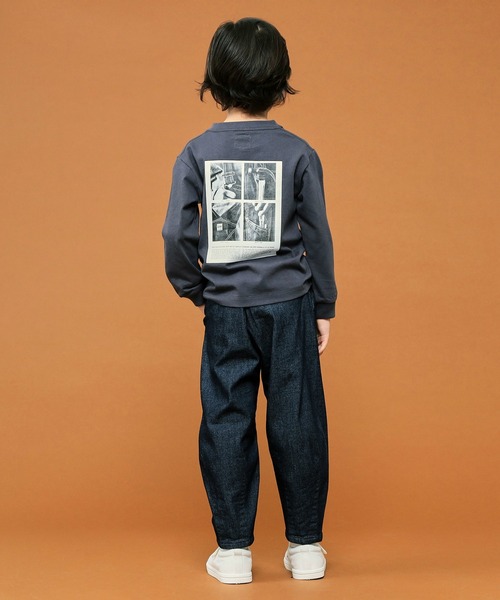 Lee（リー）の「Lee/リー【110-150㎝】バックプリントロングスリーブTシャツ (親子リンク対応)（Tシャツ/カットソー・キッズ・ホワイト/チャコール・110/120/130/140/150）」の22枚目の写真