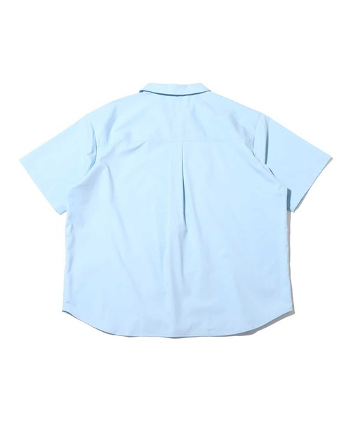 ANNA SUI（アナスイ）の「ANNA SUI Archive ワンポイント刺繍ロゴ ジップアップシャツ【SP】（シャツ/ブラウス・メンズ・ブラック/ブルー/ベージュ・M/XL/L）」の4枚目の写真