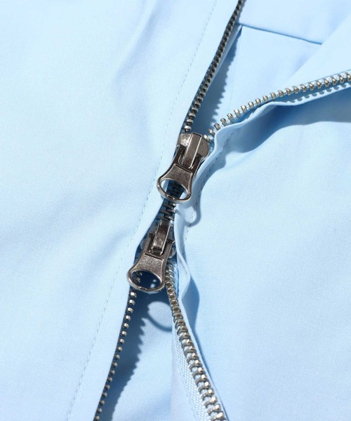 ANNA SUI（アナスイ）の「ANNA SUI Archive ワンポイント刺繍ロゴ ジップアップシャツ【SP】（シャツ/ブラウス・メンズ・ブラック/ブルー/ベージュ・M/XL/L）」の9枚目の写真