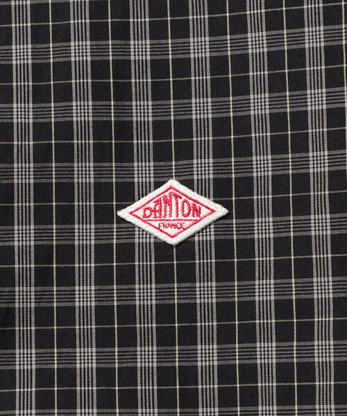 DANTON（ダントン）の「DANTON / チェック バンドカラー シャツ