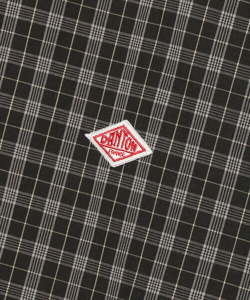 DANTON（ダントン）の「DANTON / チェック バンドカラー シャツ