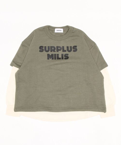 GENERATOR（ジェネレーター）の「GENERATOR/ジェネレーター MILIS レイヤードプルオーバー（その他トップス・キッズ・アッシュグレー/ブラック/カーキ・M/L/XL）」の10枚目の写真