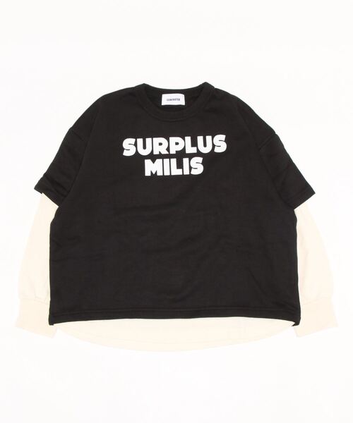 GENERATOR（ジェネレーター）の「GENERATOR/ジェネレーター MILIS レイヤードプルオーバー（その他トップス・キッズ・アッシュグレー/ブラック/カーキ・M/L/XL）」の11枚目の写真