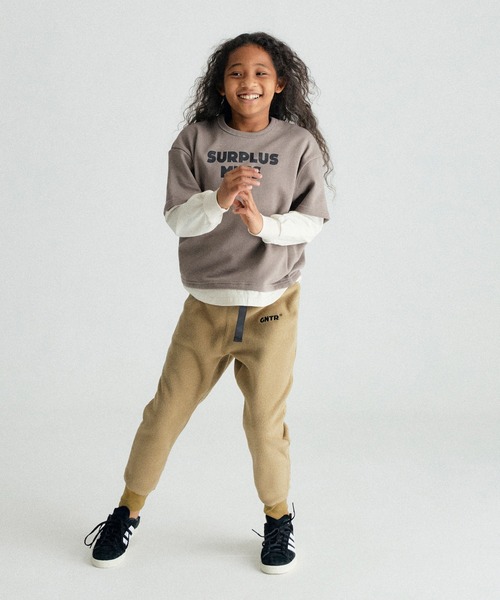 GENERATOR（ジェネレーター）の「GENERATOR/ジェネレーター MILIS レイヤードプルオーバー（その他トップス・キッズ・アッシュグレー/ブラック/カーキ・M/L/XL）」の5枚目の写真