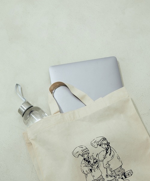 SALON adam et rope'(サロン アダム エ ロペ)の「【Ryuto Miyake for SALON】マルシェトートバッグ(トートバッグ・レディース・ブラック/ブラック系その他/ブラック系その他2/ブラック系その他3・FREE)」の9枚目の写真