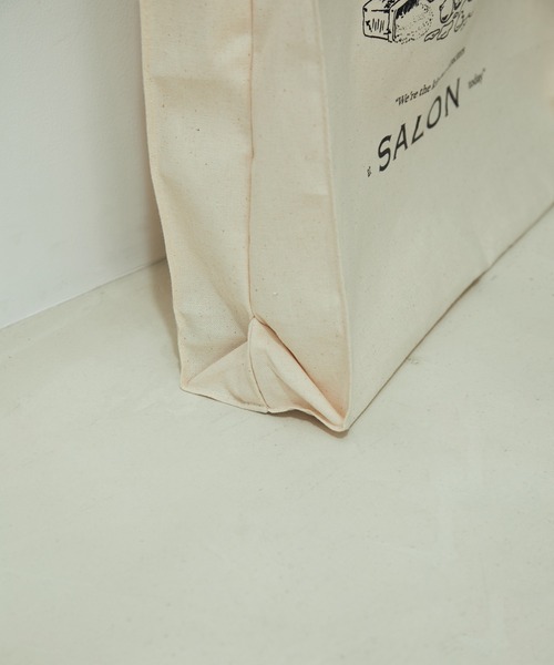 SALON adam et rope'(サロン アダム エ ロペ)の「【Ryuto Miyake for SALON】マルシェトートバッグ(トートバッグ・レディース・ブラック/ブラック系その他/ブラック系その他2/ブラック系その他3・FREE)」の6枚目の写真