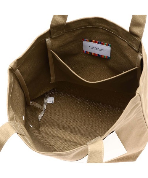 beautiful people(ビューティフルピープル)の「beautiful people bp big name tote SDGs 7216611901(トートバッグ・レディース・ネイビー/ベージュ/ブラック/グレー/オフホワイト・FREE)」の11枚目の写真