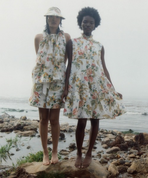 Erdem(アーデム)の「SLEEVELESS MINI DRESS WITH RUFFLE AT NECK(ワンピース・レディース・ホワイト・6)」の2枚目の写真
