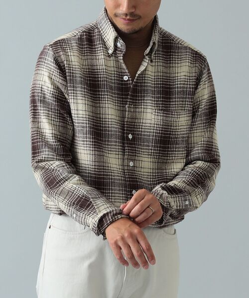 DRAKE'S（ドレイクス）の「Drake's × BEAMS F / 別注 ブラウンチェック