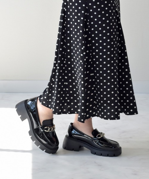 Bridget Birkin（ブリジットバーキン）の「【Bridget Birkin】ボリュームソールチェーンローファー(521644)（ローファー・レディース・ブラック/ブラック系その他・L/M/LL/S）」の7枚目の写真