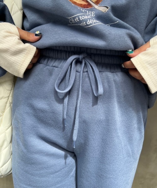 nemne store(ネンネストア)の「【低身長用サイズあり】裏起毛スウェットパンツ(スウェットパンツ・レディース・オートミール/ブルー・SMALL/MEDIUM)」の13枚目の写真