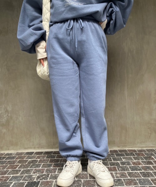 nemne store(ネンネストア)の「【低身長用サイズあり】裏起毛スウェットパンツ(スウェットパンツ・レディース・オートミール/ブルー・SMALL/MEDIUM)」の10枚目の写真