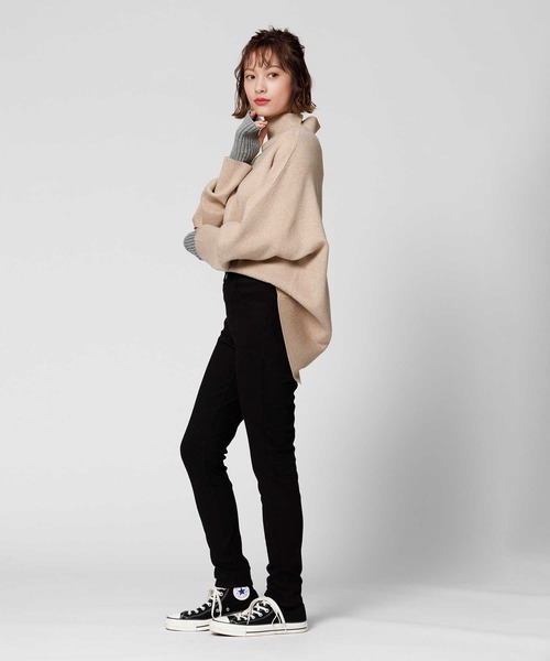 HONEYSUCKLE ROSE（ハニーサックルローズ）の「【HONEYSUCKLE ROSE】「nobee」レギンススキニーパンツ（その他パンツ・レディース・ダークインディゴブルー/ホワイト×ブラック/ブラック/ライトインディゴブルー/ネイビー/ノンウォッシュ・S/XS/L/M/XL）」の18枚目の写真