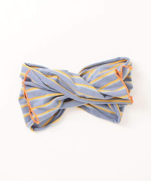 チチカカ（チチカカ）の「ボーダーヘアバンド（ヘアバンド・レディース・グレー/ピンク/ブルー・FREE）」の4枚目の写真