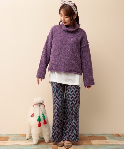 チチカカ（チチカカ）の「ボーダーヘアバンド（ヘアバンド・レディース・グレー/ピンク/ブルー・FREE）」の10枚目の写真