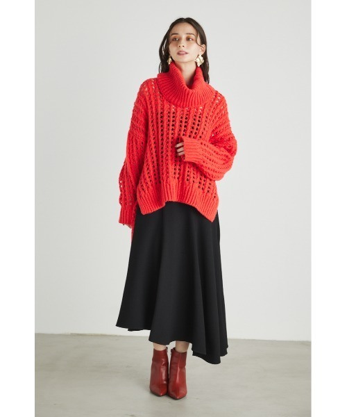 rienda（リエンダ）の「ツイストカットフレアスカート（スカート・レディース・ブラック/ベージュ系その他/ホワイト系その他/ブルー系その他3・SMALL/MEDIUM）」の13枚目の写真