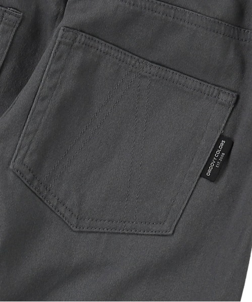 GROOVY COLORS（グルービーカラーズ）の「ストレッチツイル TWIST ロングパンツ（その他パンツ・キッズ・チャコールグレー/ブラック/カーキ・140/130）」の6枚目の写真