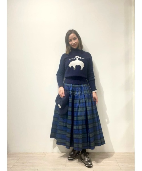 BROOKS BROTHERS(ブルックスブラザーズ)の「メリノウール GFインターシャ クルーネックセーター(ニット/セーター・レディース・ネイビー/グリーン・MEDIUM/SMALL/X-SMALL)」の16枚目の写真