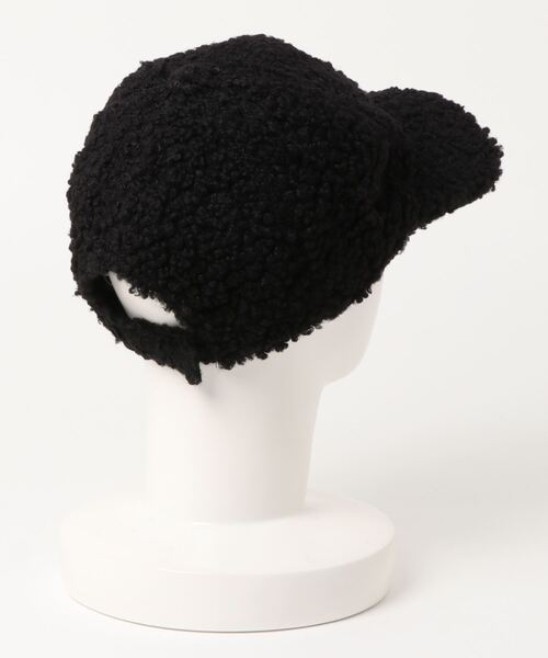 clear（クリア）の「ボア刺繍キャップ/帽子（キャップ・レディース・ブラック/アイボリー/ベージュ・F）」の4枚目の写真