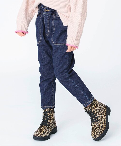 BREEZE（ブリーズ）の「あったかgirlsテーパードパンツ（その他パンツ・キッズ・ラベンダー/ブルー/ネイビー・100/140/110/80/120/130/90）」の2枚目の写真