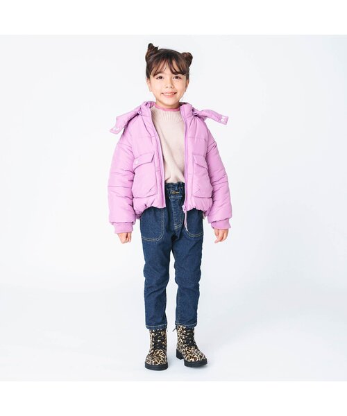 BREEZE（ブリーズ）の「あったかgirlsテーパードパンツ（その他パンツ・キッズ・ラベンダー/ブルー/ネイビー・100/140/110/80/120/130/90）」の6枚目の写真