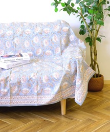 emesuelee（エメスーリー）の「ブロックプリントマルチカバー（ブランケット）」