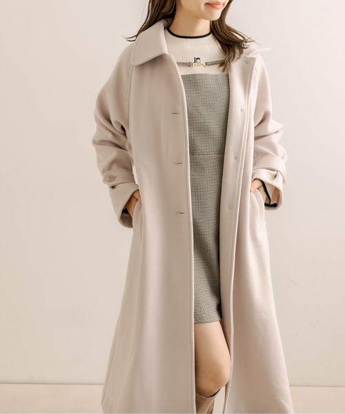 OLIVE des OLIVE（オリーブデオリーブ）の「胸刺繍プチハイフレア袖ニット（ニット/セーター・レディース・オフホワイト/ブラック/ブラウン・FREE）」の11枚目の写真