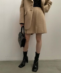 UND MOHAIR SHAGGY CULOTTES SKIRT