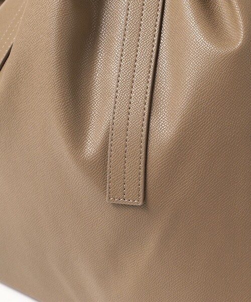 BEAMS LIGHTS（ビームスライツ）の「BEAMS LIGHTS / マイクロファイバー 巾着 トートバッグ（トートバッグ・メンズ・ブラック/ブラウン系その他2・ONE SIZE）」の8枚目の写真