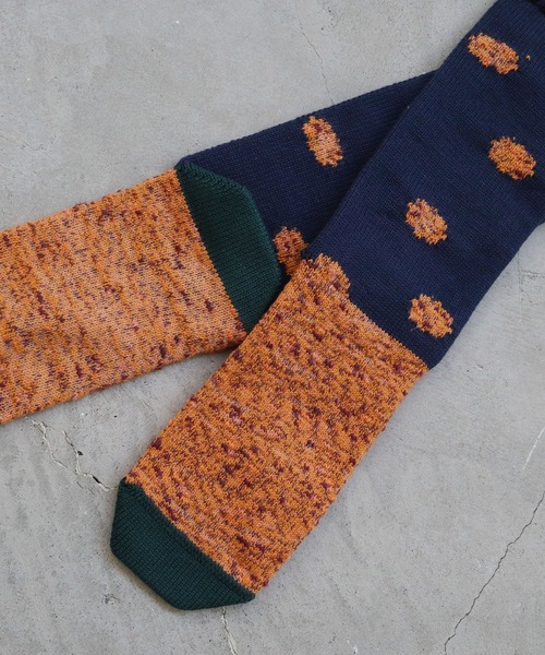 l'atelier du savon（アトリエドサボン）の「●特別なドットくつした（ソックス/靴下・レディース・ホワイト/ネイビー・FREE）」の14枚目の写真