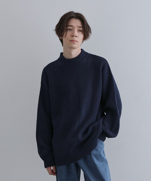 JUNRED（ジュンレッド）の「スフレニットモックネックプルオーバー