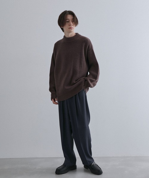 JUNRED（ジュンレッド）の「スフレニットモックネックプルオーバー