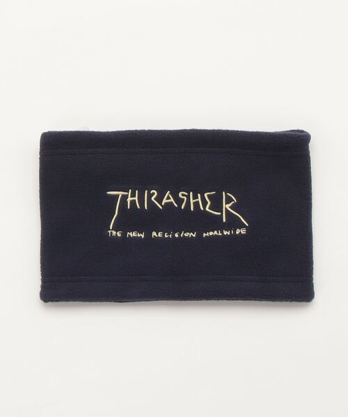 THRASHER(スラッシャー)の「THRASHER/スラッシャー キッズ ネックウォーマー 防寒 22TH-K51K(ネックウォーマー/スヌード・キッズ・ブラック/ネイビー/レッド・FREE)」の1枚目の写真